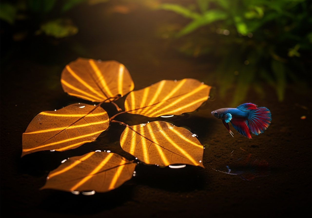 Catappa Leaves for Betta and Shrimp: How to Use Them