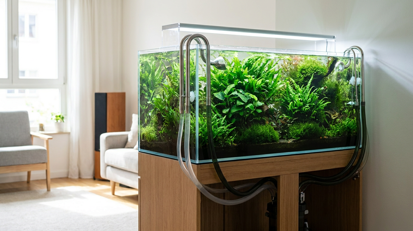 aquarium canister filter - large planted tank with external filtration